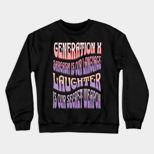 Generation X Crewneck Sweatshirt by Maison de Kitsch